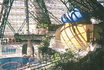 Le hammam termin�, � l'ext�rieur