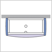 Mot v�gg, p� tv�ren