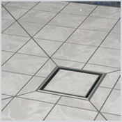 Tileable plastic cover