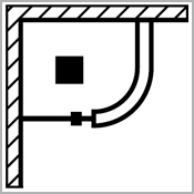 Corner shower