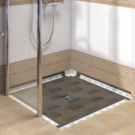 Flush With The Floor Shower Bases, How To Tile A Shower Pan Floor